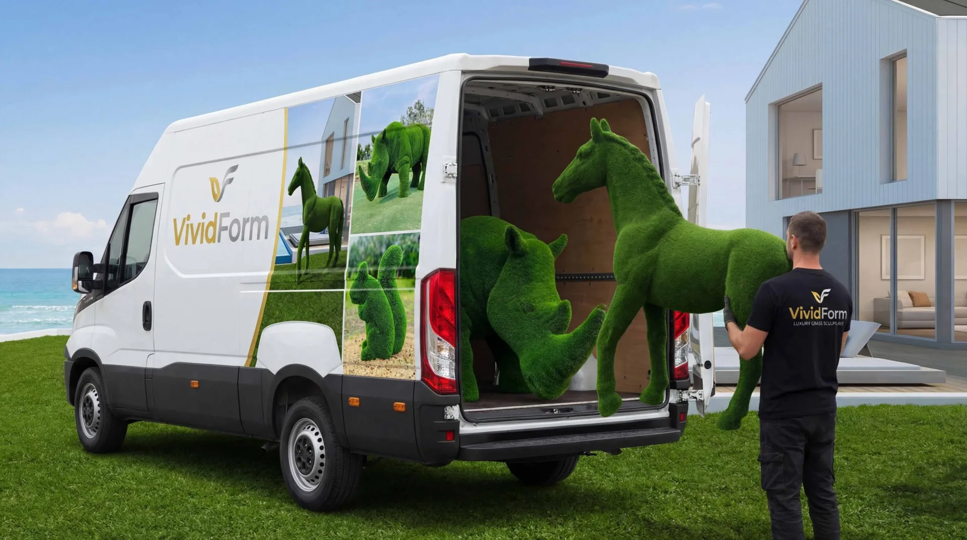 Safe worldwide sculpture logistics